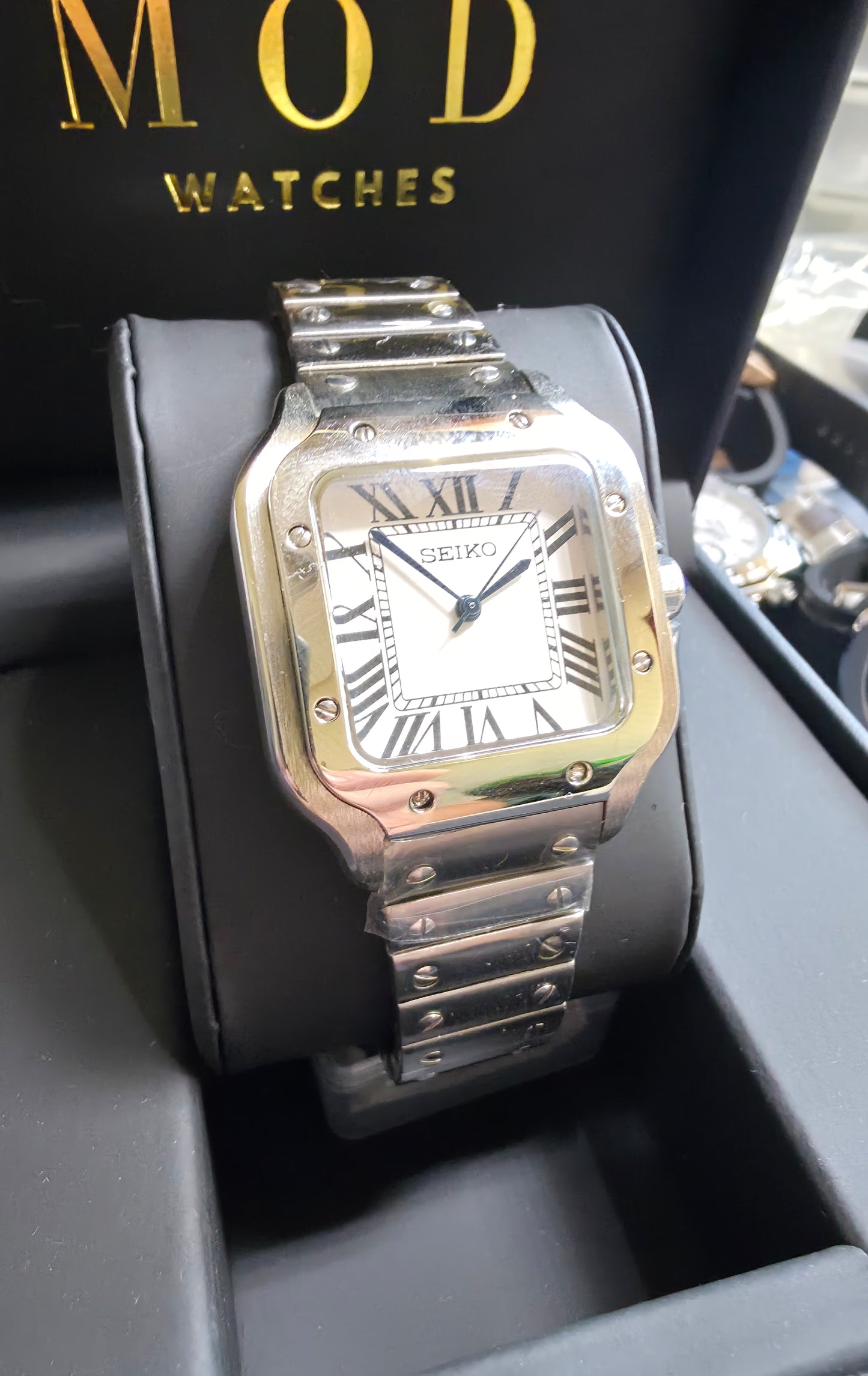 SANTOS 34mm SILVER