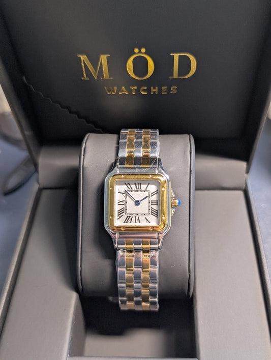 PANTHER TWO TONE YELLOW GOLD