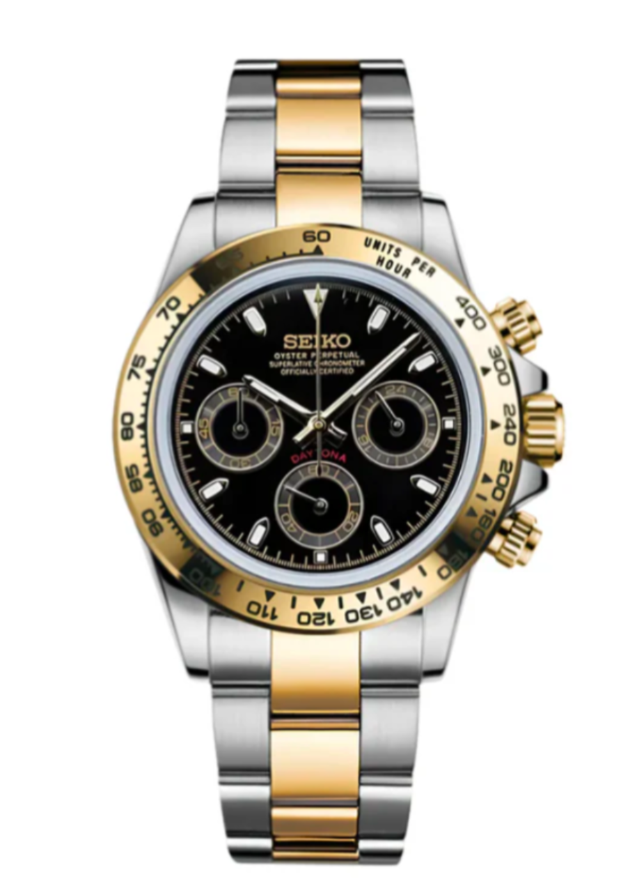 SEIKO-LEX SILVER-GOLD DAYTONA