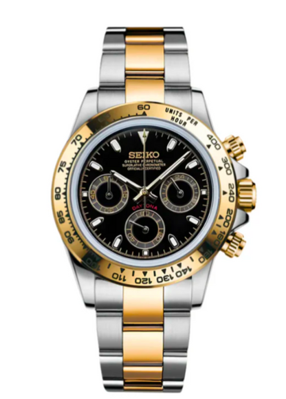 SEIKO-LEX SILVER-GOLD DAYTONA