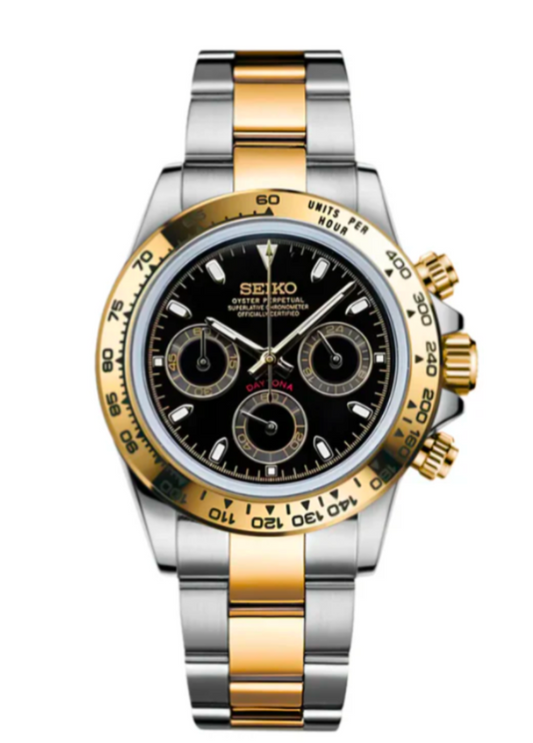 SEIKO-LEX SILVER-GOLD DAYTONA