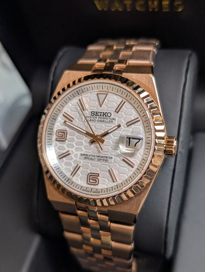 SEIKO-LEX ROSE GOLD LAND DWELLER 40MM