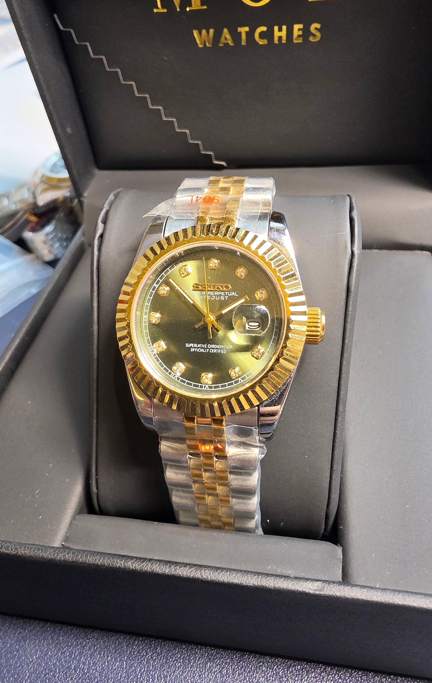 SEIKO-LEX TWO-TONE GOLD DIA DJ WMNS (31MM)