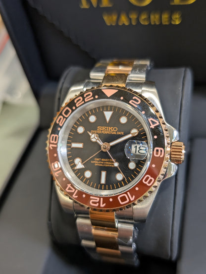 SEIKO-LEX ROOTBEER OYSTER GMT