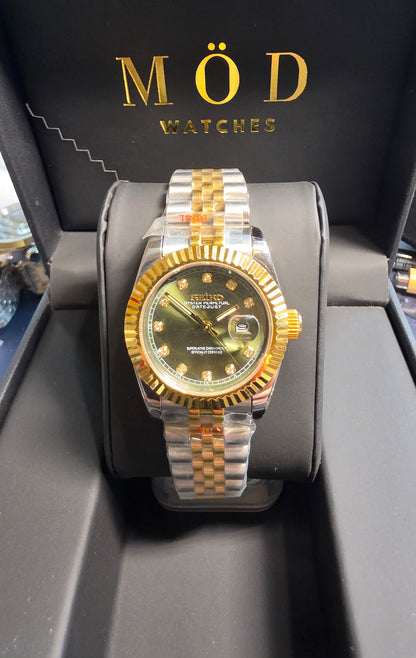 SEIKO-LEX TWO-TONE GOLD DIA DJ WMNS (31MM)