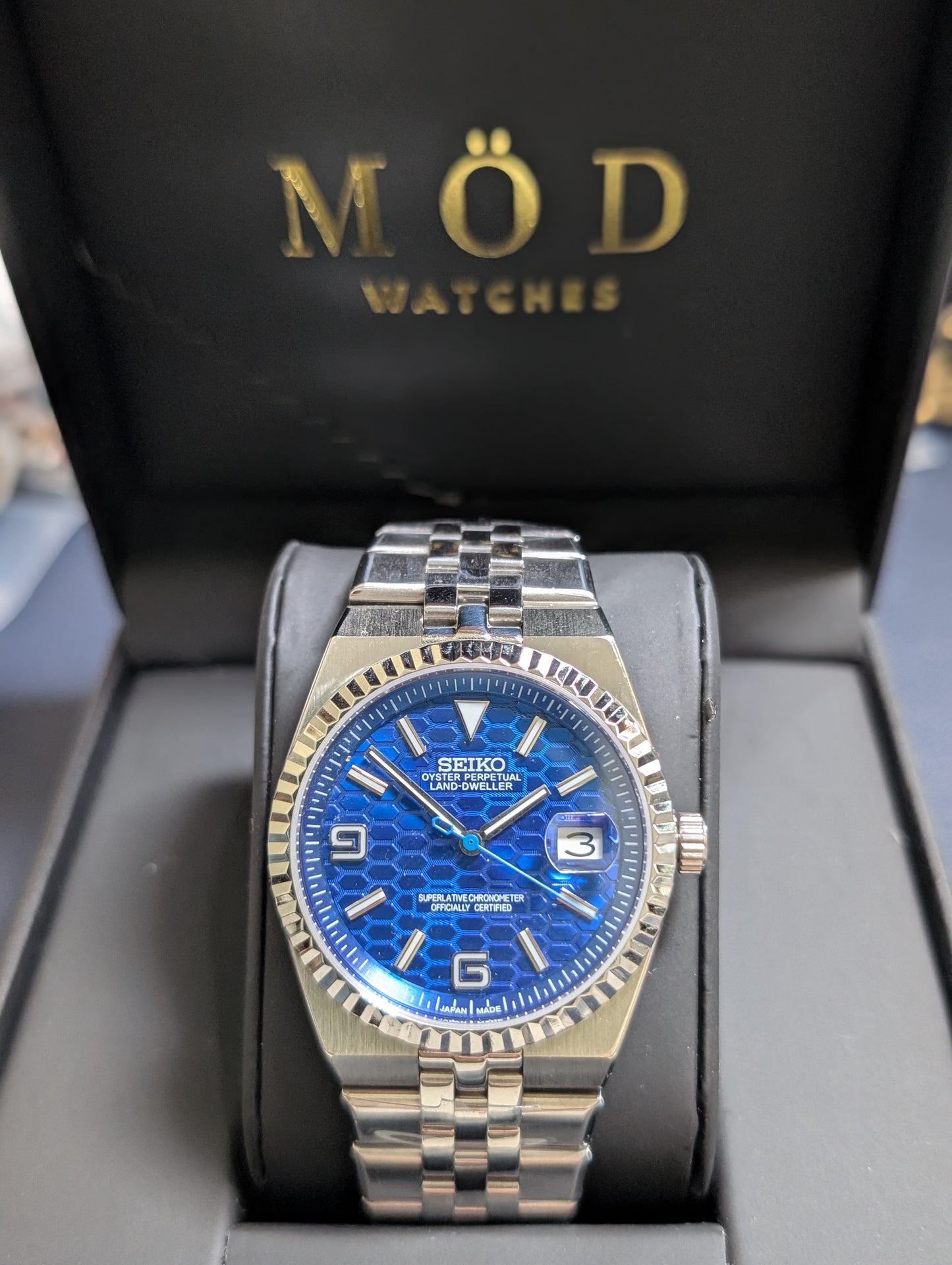 SEIKO-LEX BLUE LAND DWELLER 40MM